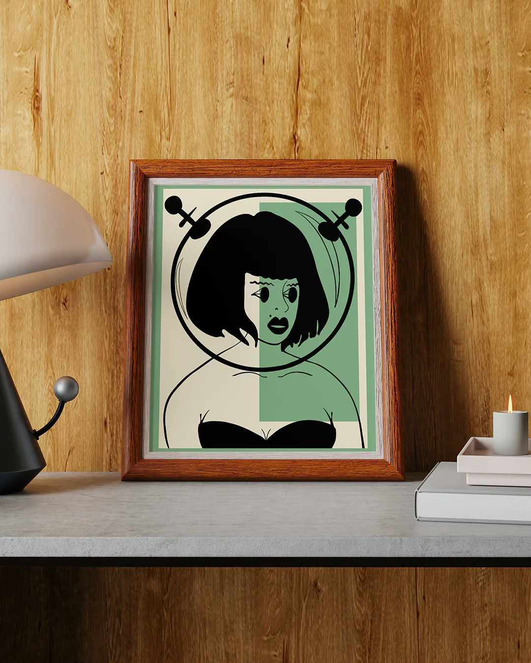 Galactic Muse Giclee Art Print - Image 2