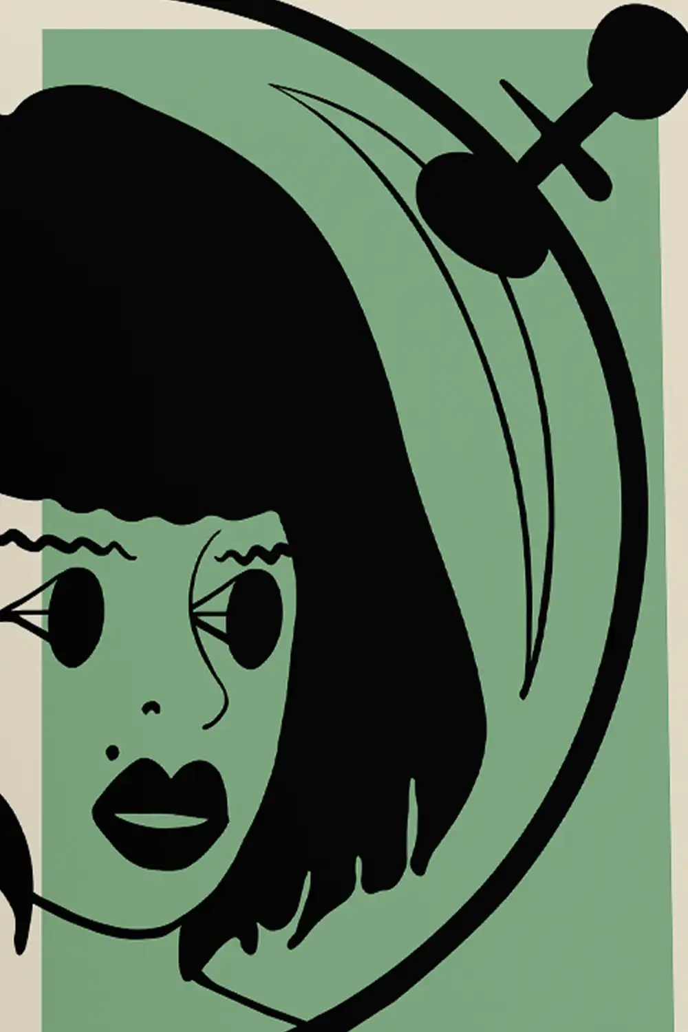Galactic Muse Giclee Art Print - Image 3