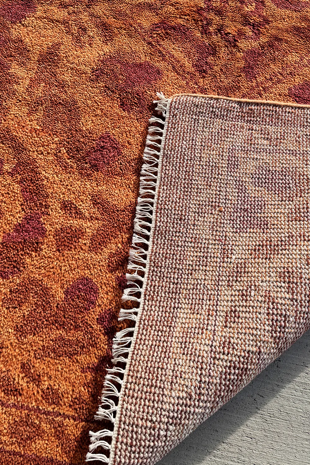 Amber Vine Hand-Knotted Wool Rug - Image 5