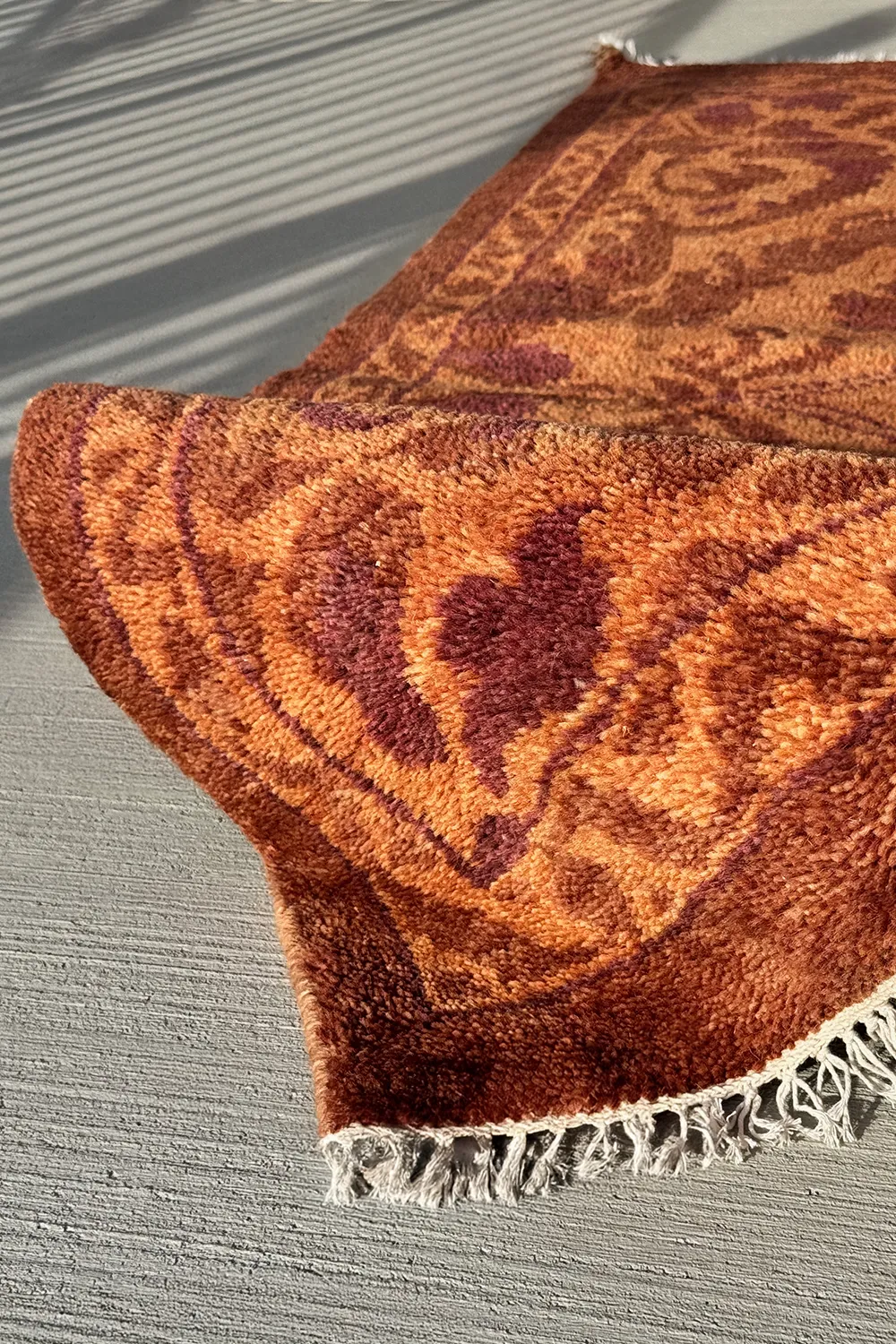 Amber Vine Hand-Knotted Wool Rug - Image 8