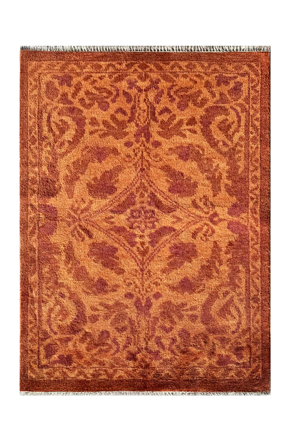 Amber Vine Hand-Knotted Wool Rug - Image 9