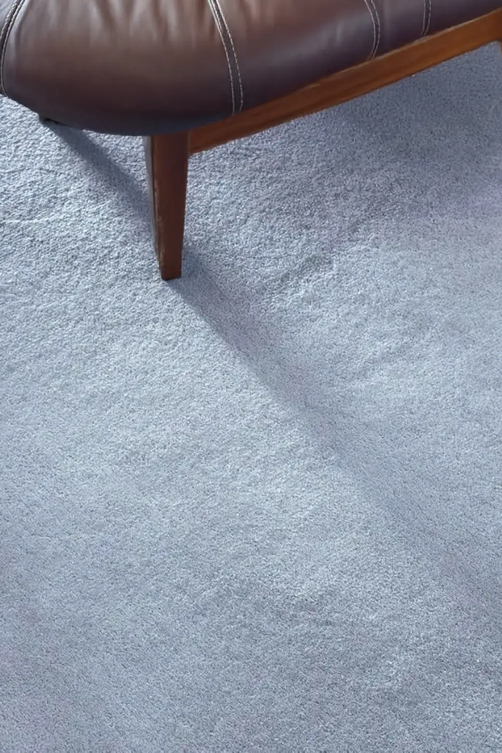 Solid Color Square Hand-Tufted New Zealand Wool Rug - Image 3