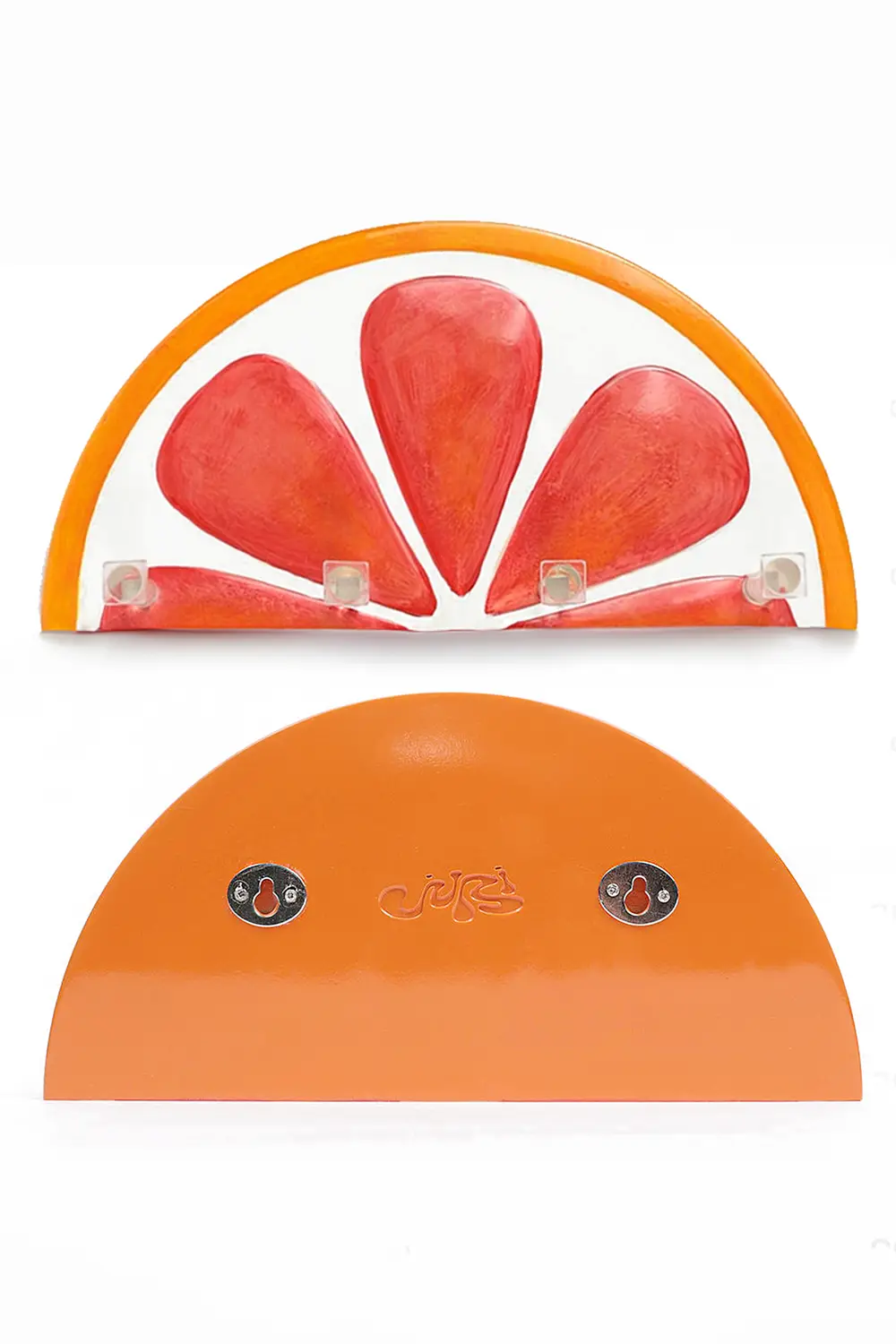 Blood Orange Slice Key Holder Wall Mount - Image 5