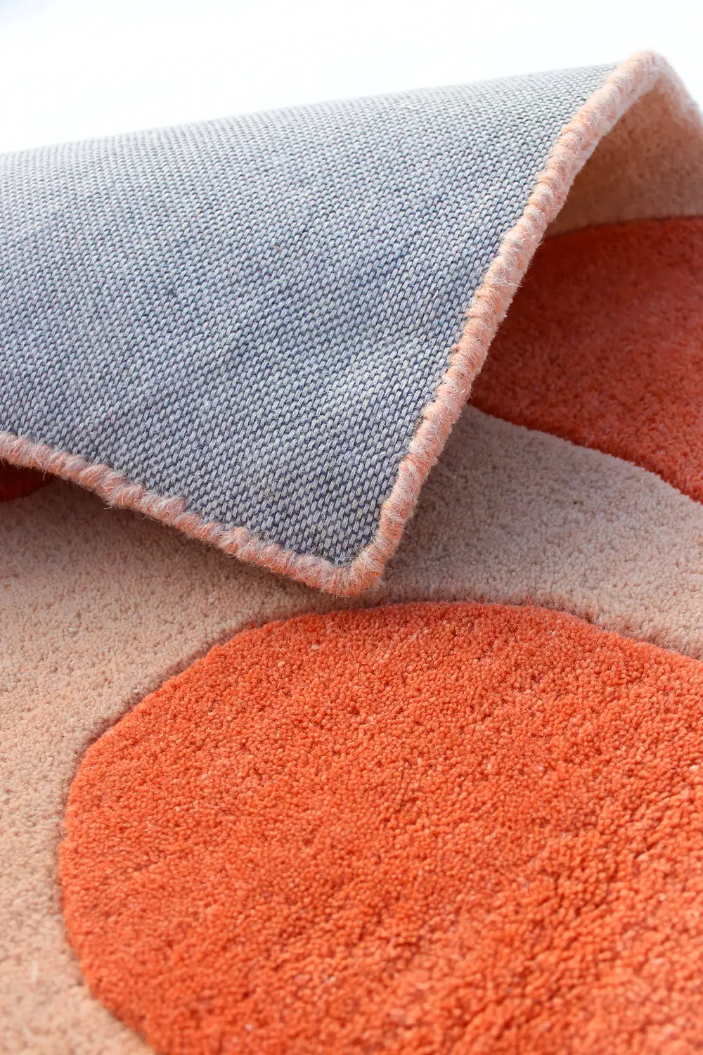 Abstract Floral Hand-Tufted Wool Rug - Image 5