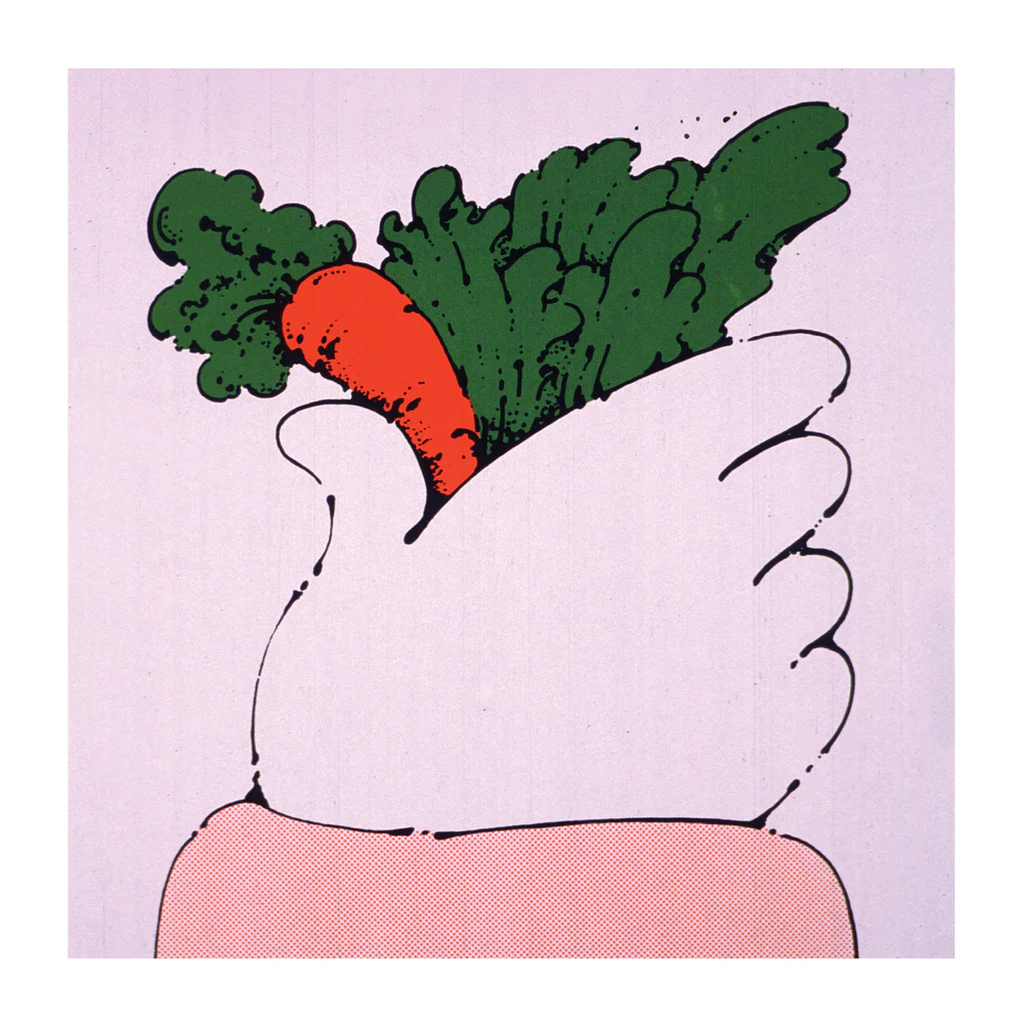 Carrot Pop Art Square Print - Image 4
