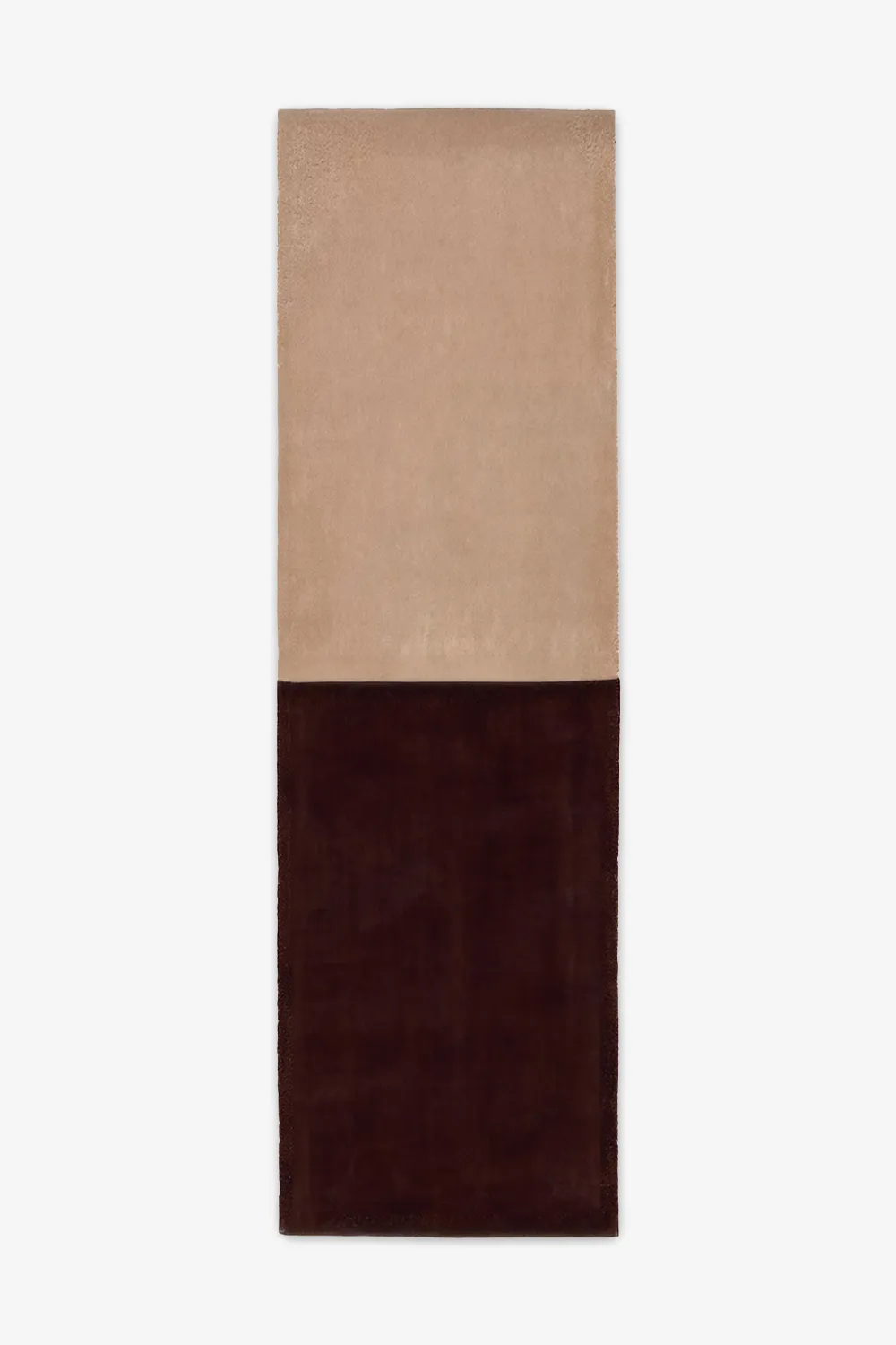 Classic Color Block Hand-Tufted Wool Runner Rug - Image 10