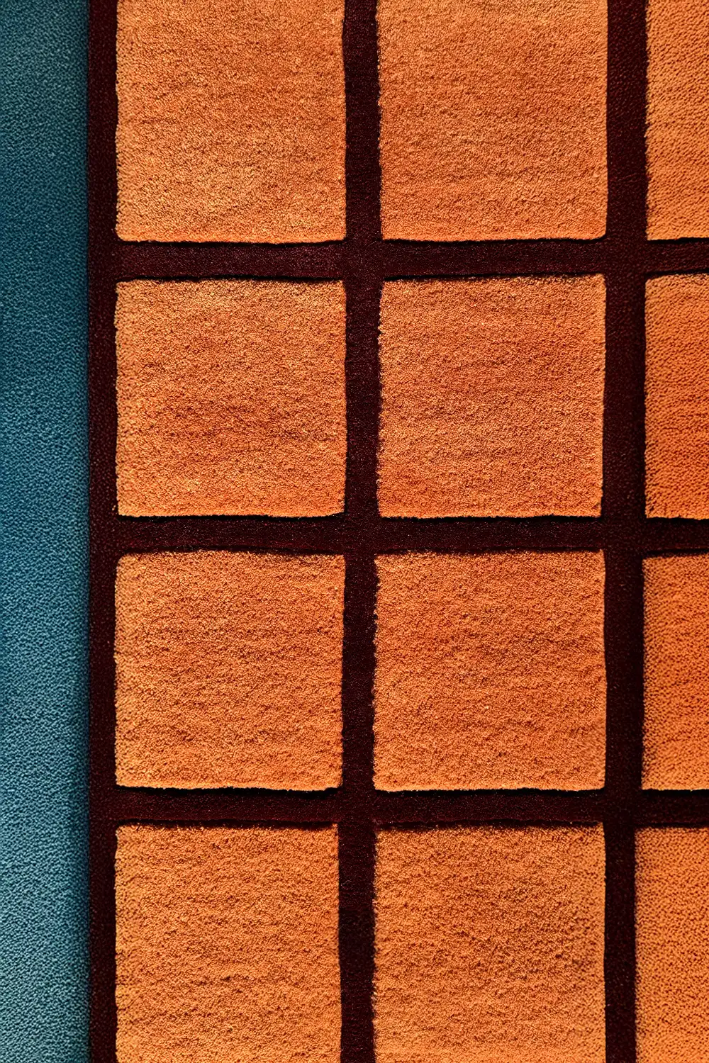 Clay Tile Hand-Tufted Wool Rug - Image 3