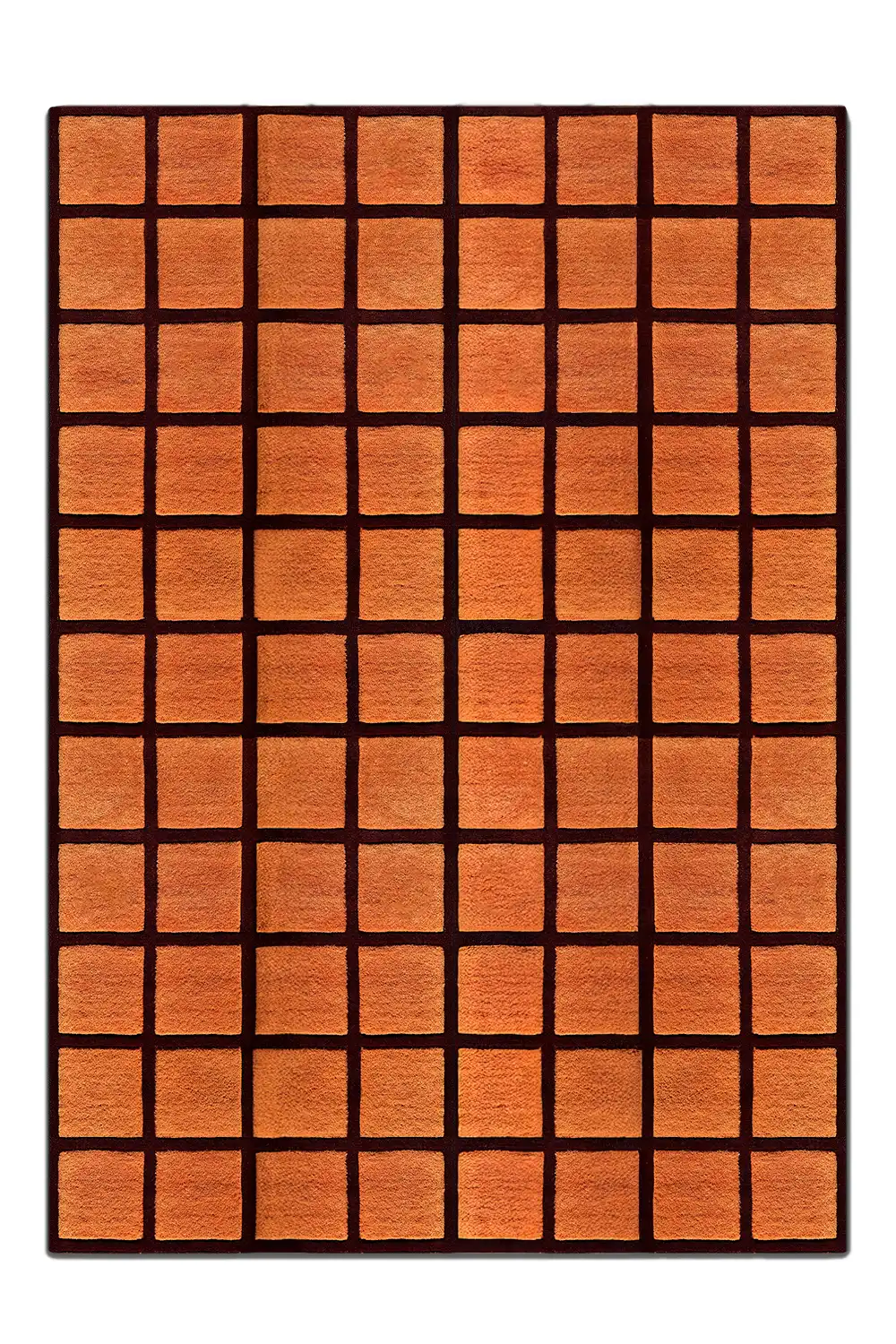 Clay Tile Hand-Tufted Wool Rug - Image 5