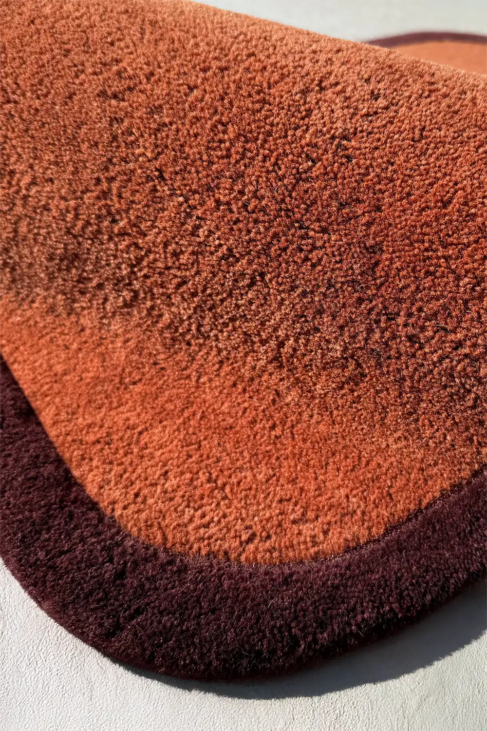Contour Edge Hand-Tufted Wool Rug - Image 4