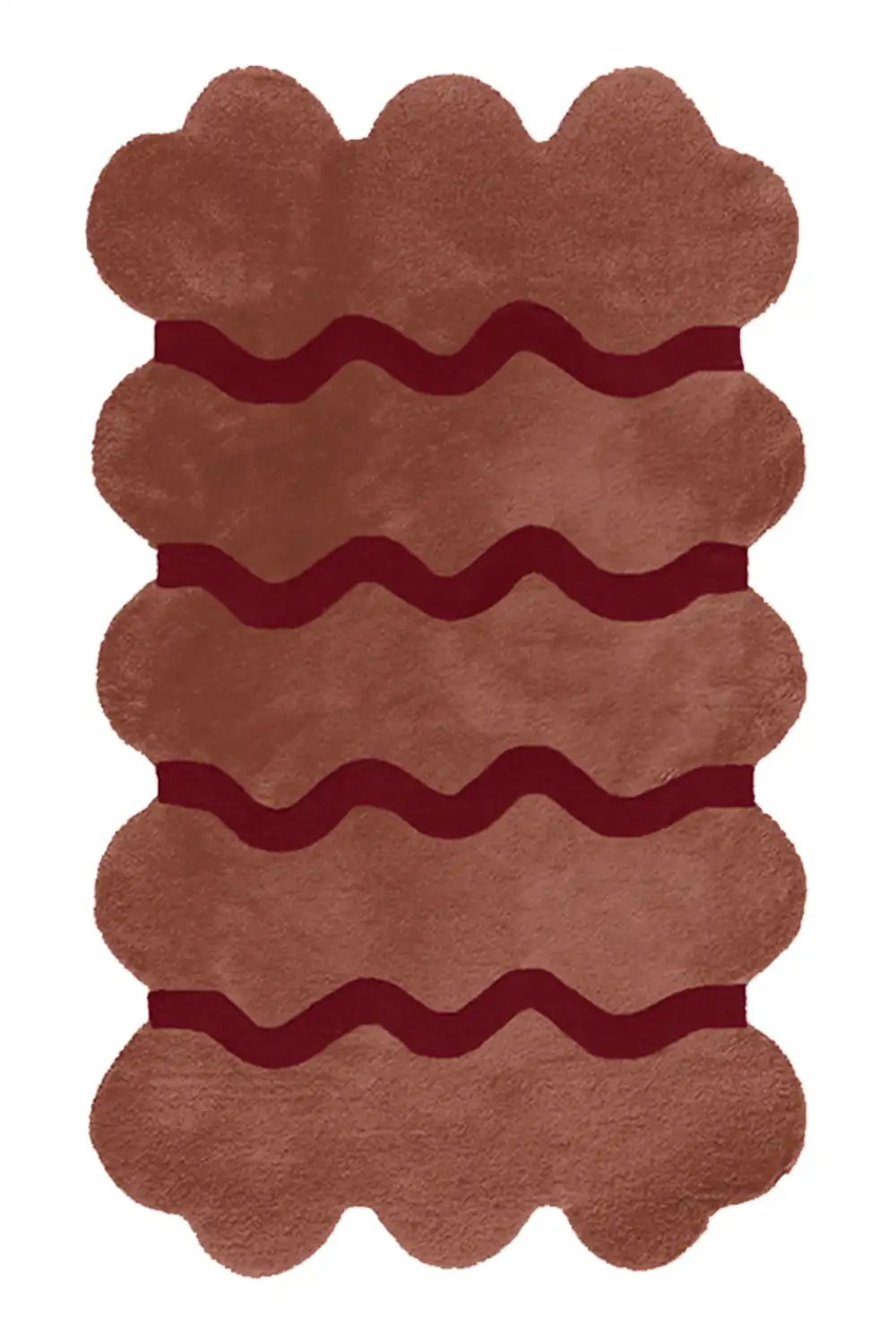 Customizable Sculpted Edge Tufted Wool Rug - Image 5