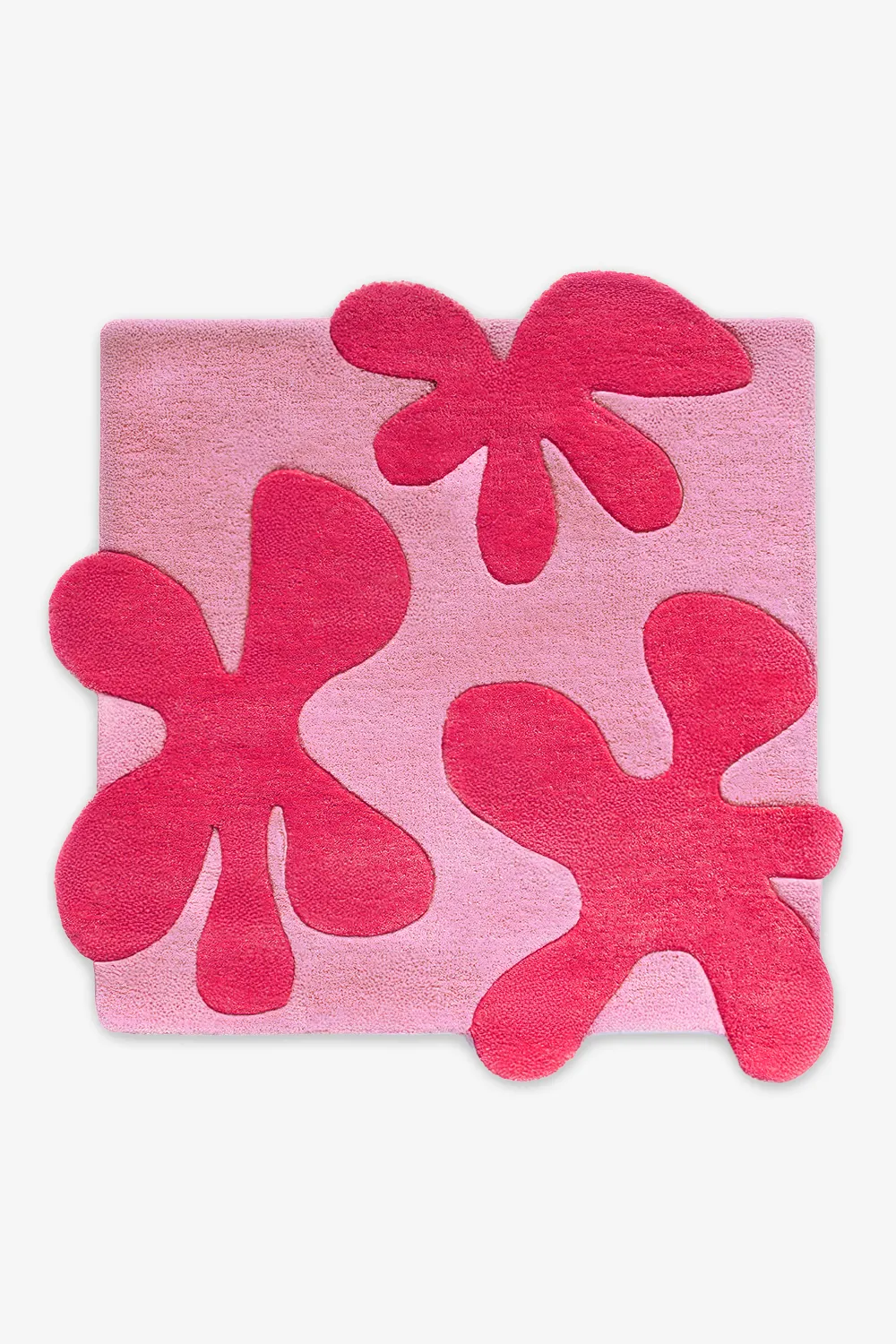 Blossom 3D Square Hand-Tufted Wool Rug - Image 9