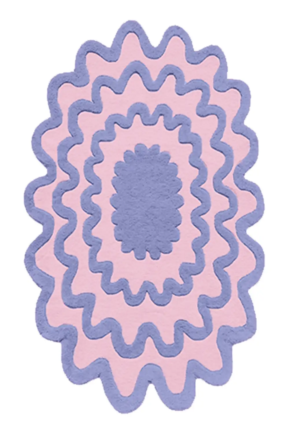 Customizable Burst Tufted Wool Rug - Image 5