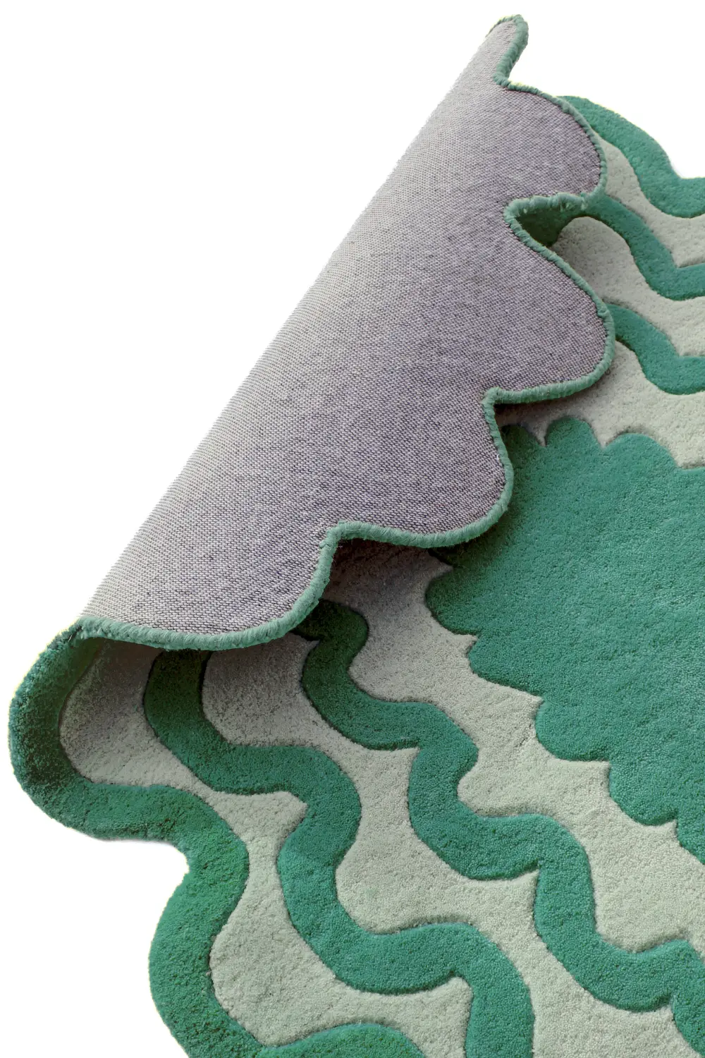 Customizable Burst Tufted Wool Rug - Image 6