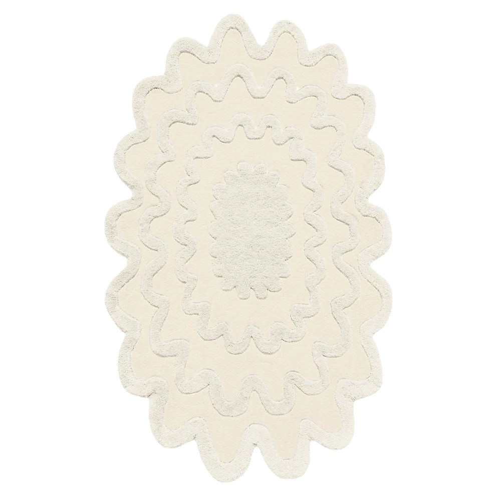 Customizable Burst Tufted Wool Rug - Image 9