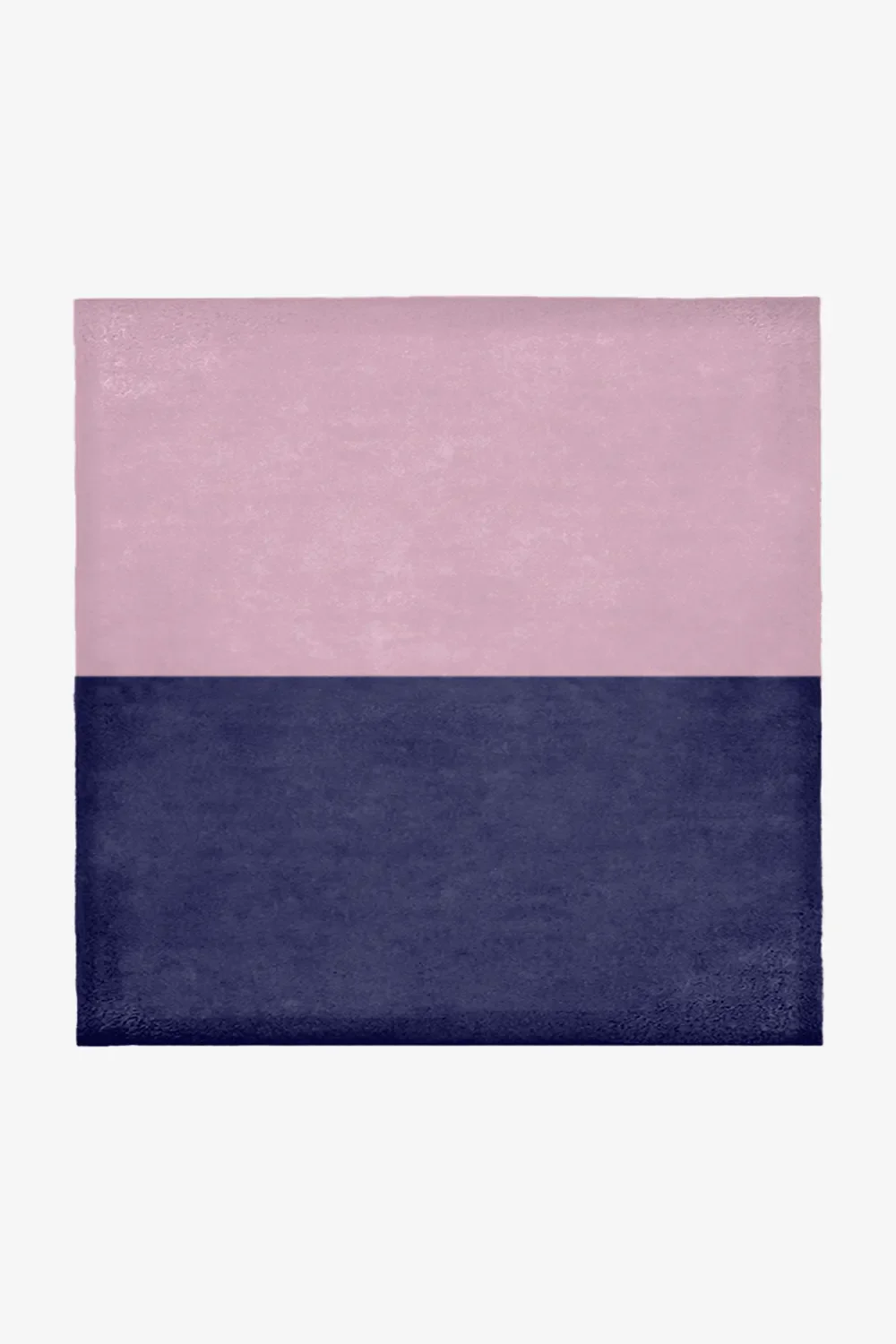 Customizable Color Block Square Tufted Wool Rug
