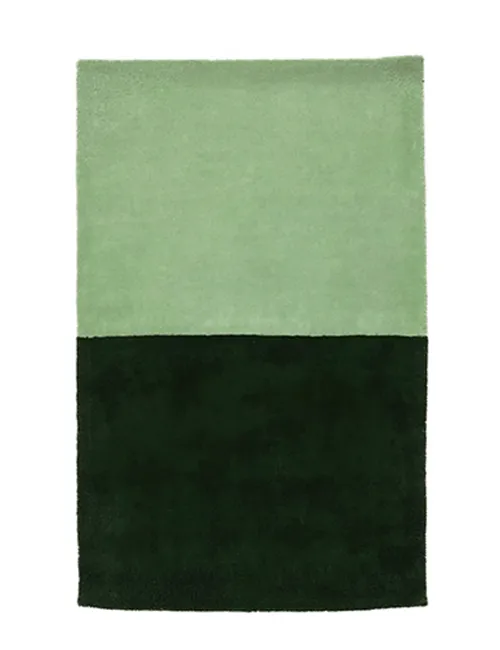 Customizable Color Block Tufted Wool Rug - Image 5