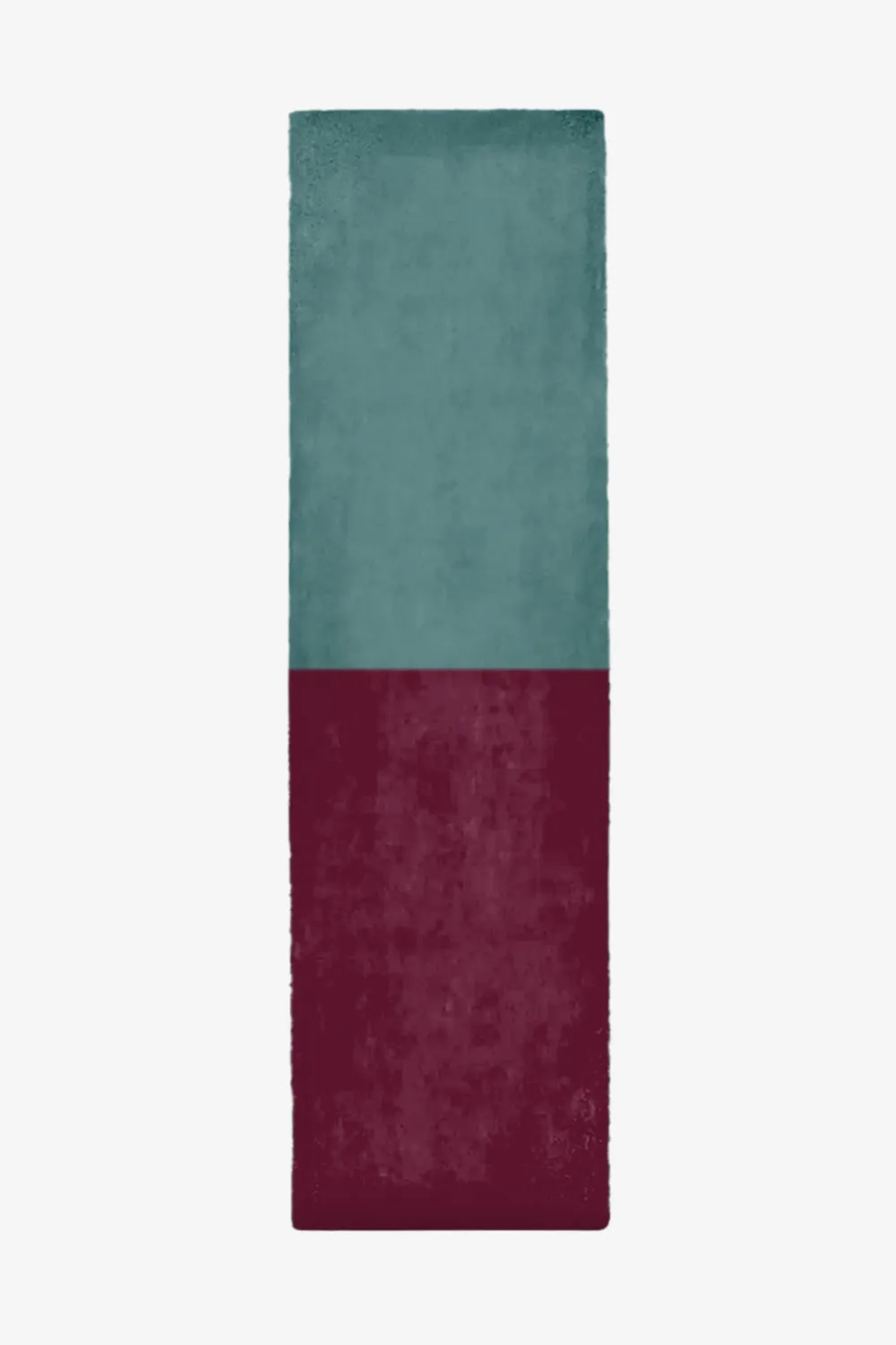 Customizable Color Block Tufted Wool Runner Rug - Image 2