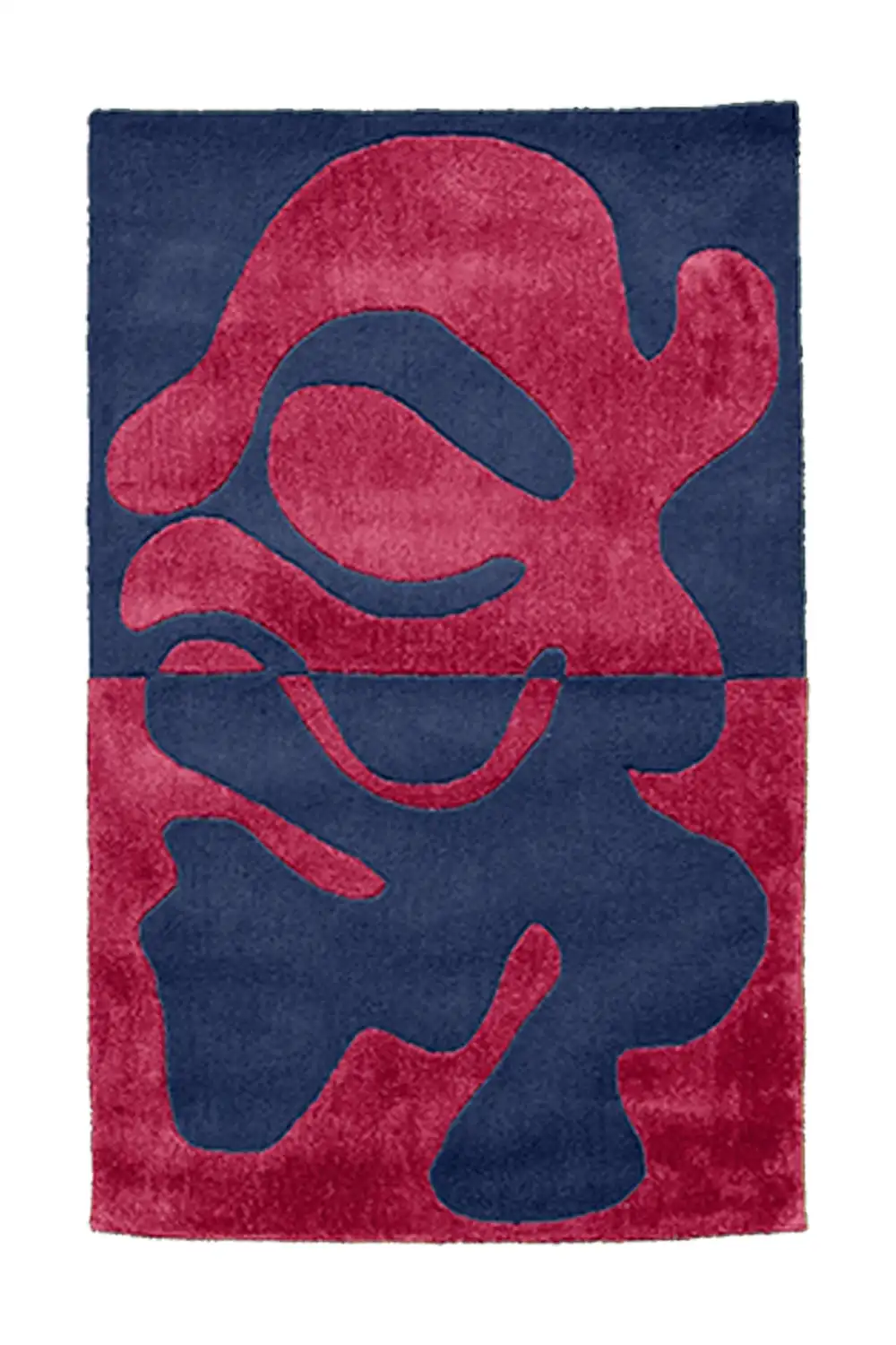 Customizable Organic Fusion Abstract Tufted Wool Rug - Image 5