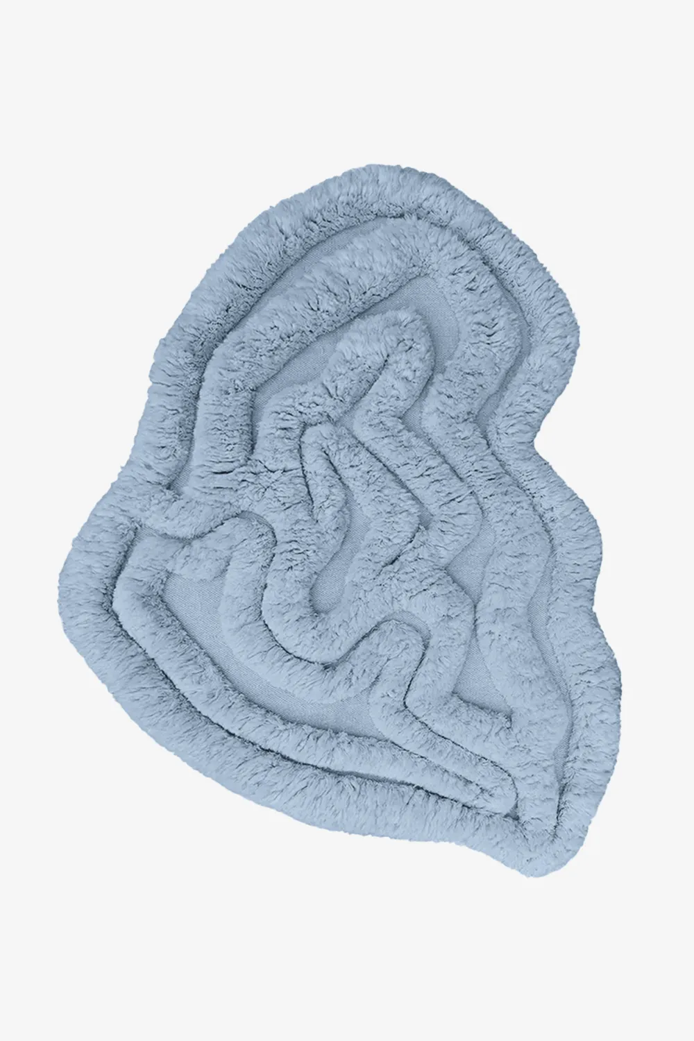 Customizable Rolling Tides Shag Wool Rug