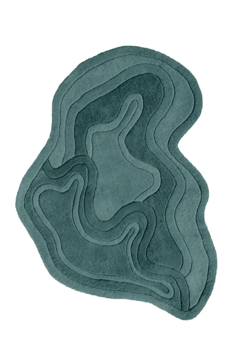 Customizable Rolling Tides Tufted Wool Rug - Image 5