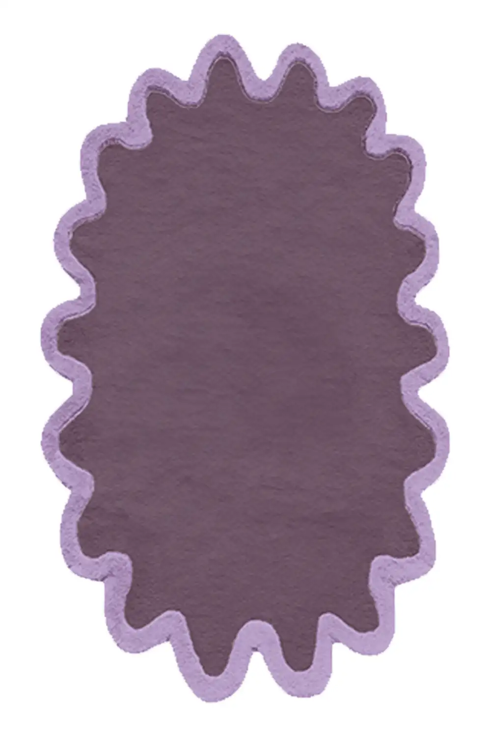 Customizable Halo Burst Tufted Wool Oval Rug - Image 5