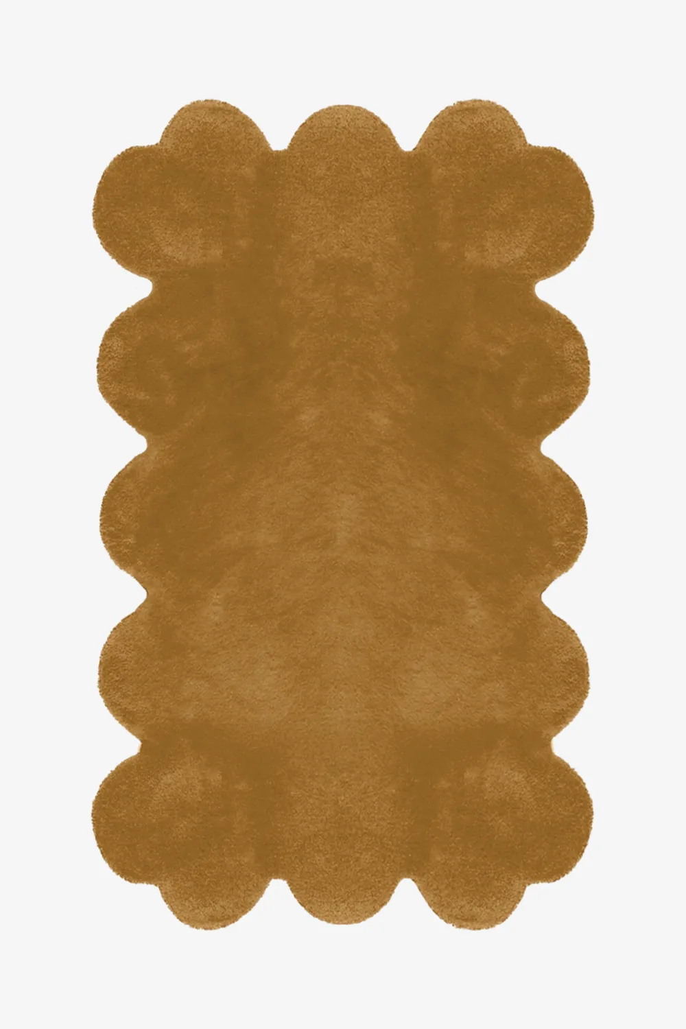 Customizable Solid Sculpted Edge Tufted Wool Rug - Image 10