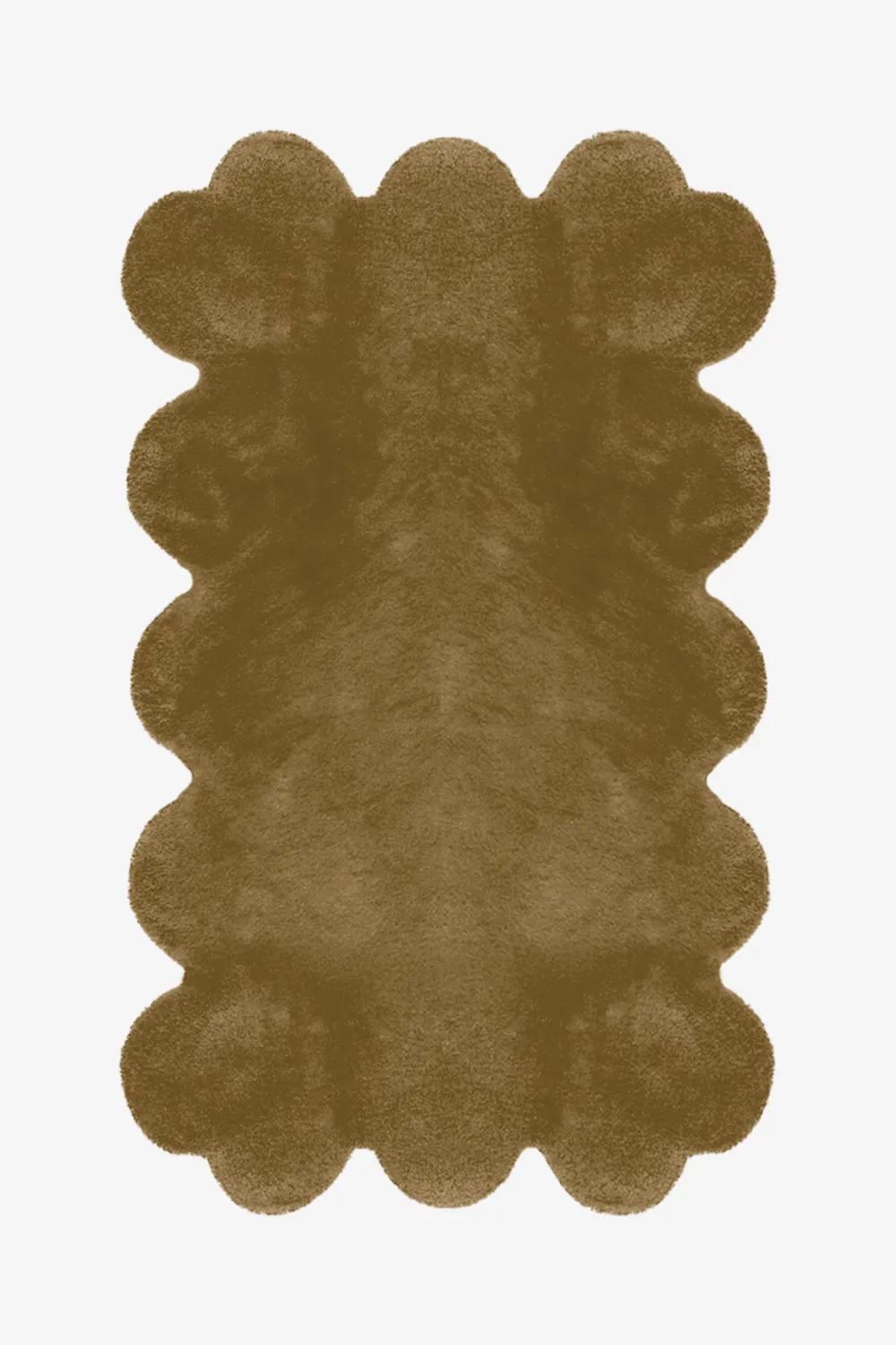 Customizable Solid Sculpted Edge Tufted Wool Rug - Image 3