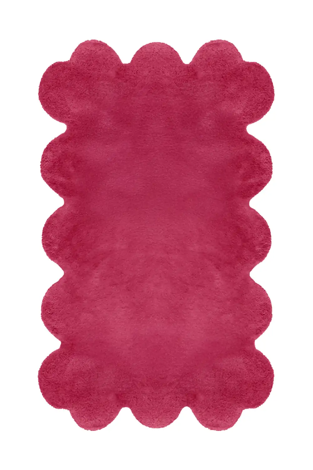 Customizable Solid Sculpted Edge Tufted Wool Rug - Image 5