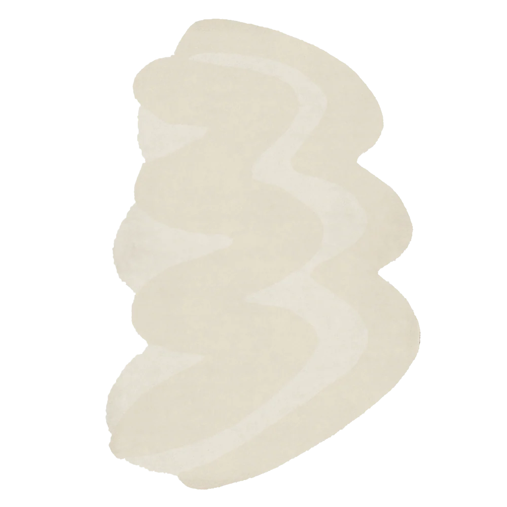 Customizable Wavy Zig Zag Tufted Wool Rug - Image 7