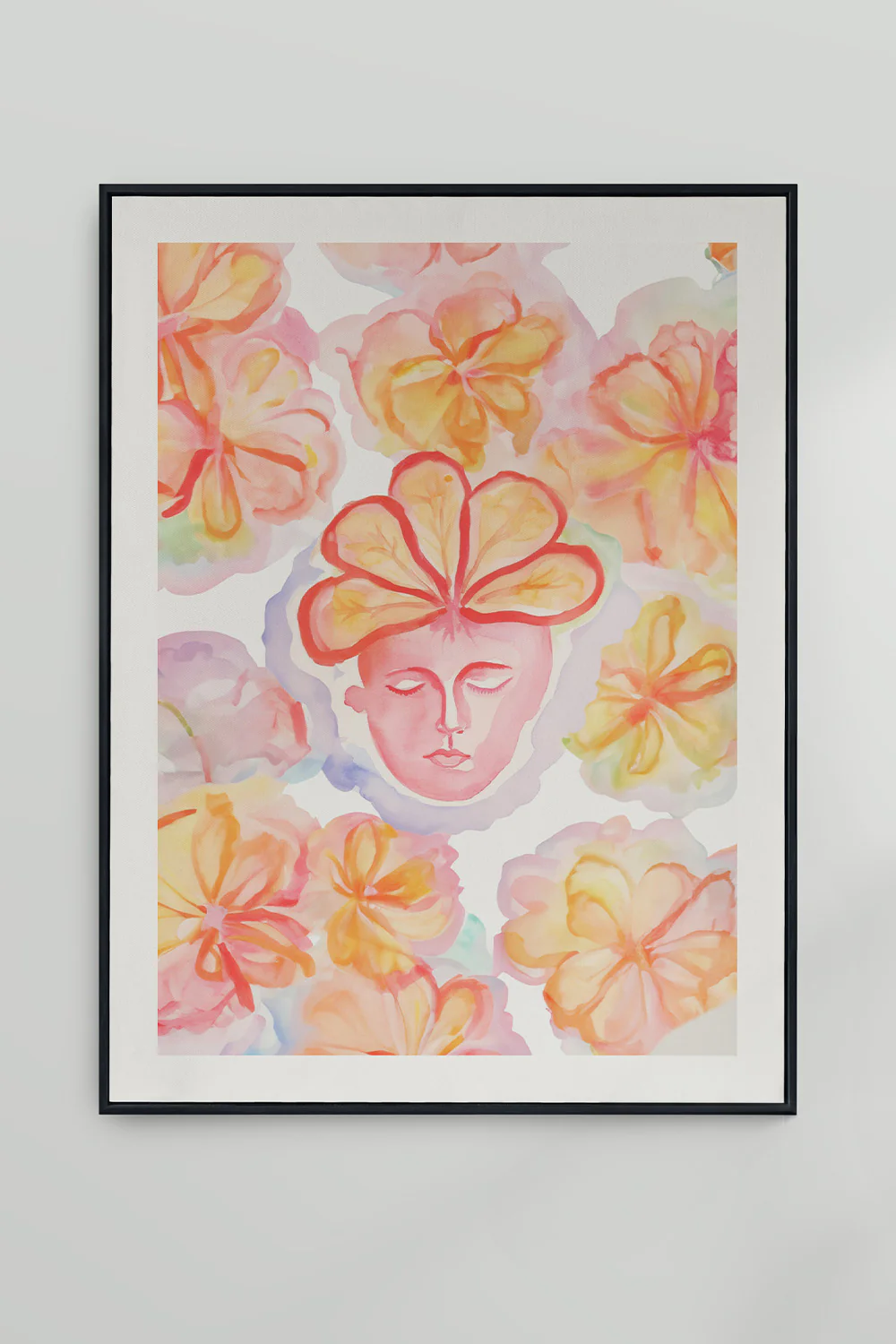 Fruitful Contemplation Watercolor Art Print - Image 6
