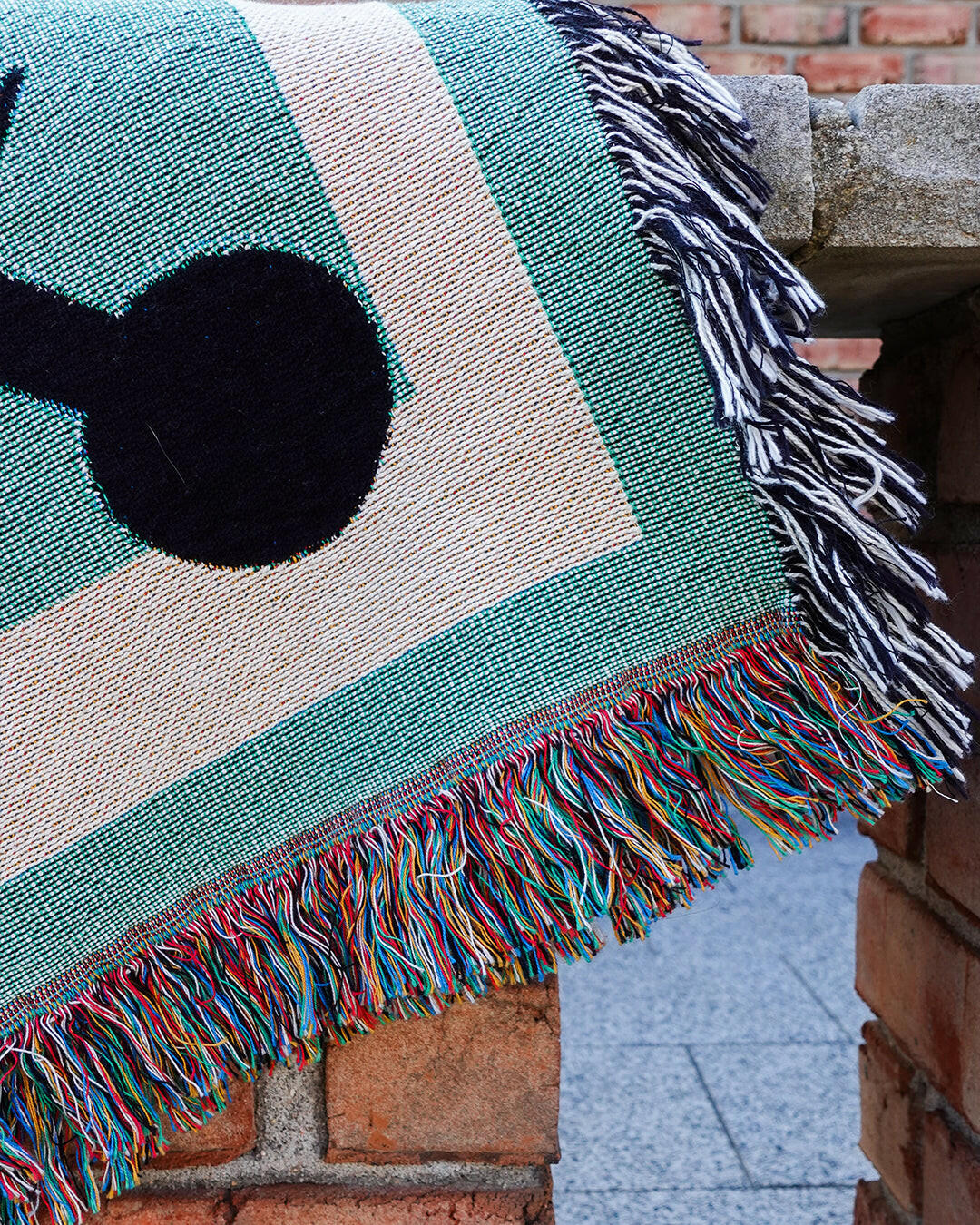 Galactic Muse Cotton Woven Throw Blanket - Image 4