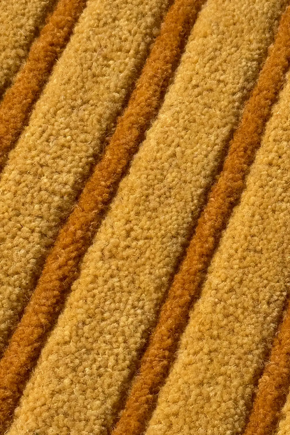 Golden Geometry Hand Tufted Wool Runner Rug - Image 6