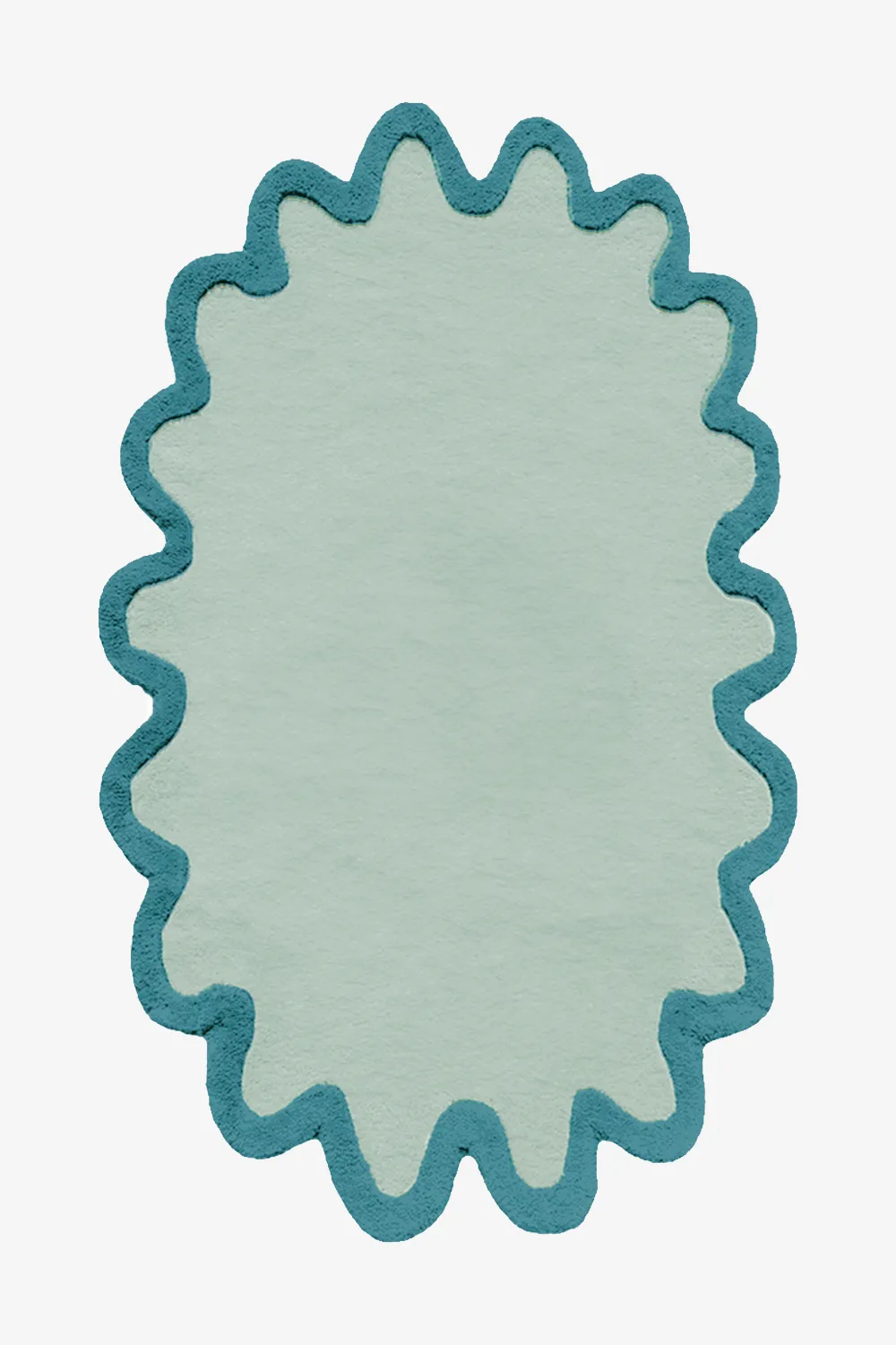 Halo Burst Hand-Tufted Oval Wool Rug - Image 13