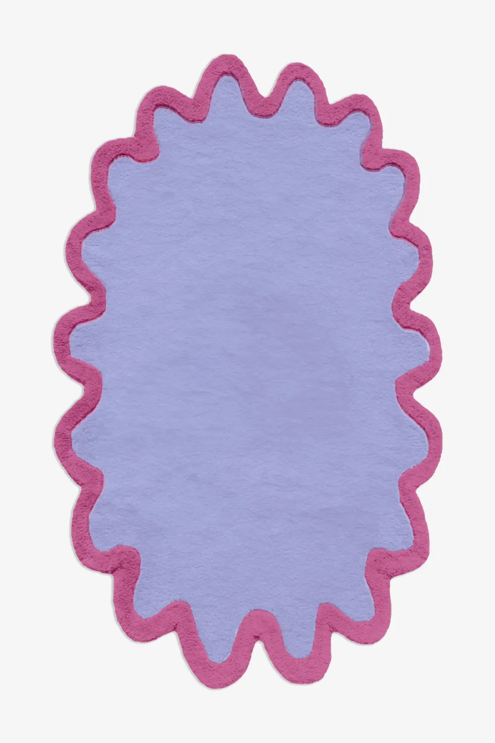 Halo Burst Hand-Tufted Oval Wool Rug - Image 4