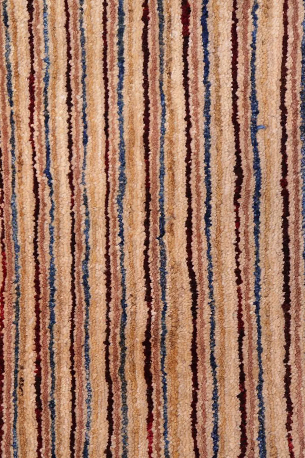 Burgundy and Gold Horizon Hand-Knotted Wool Rug - Image 6