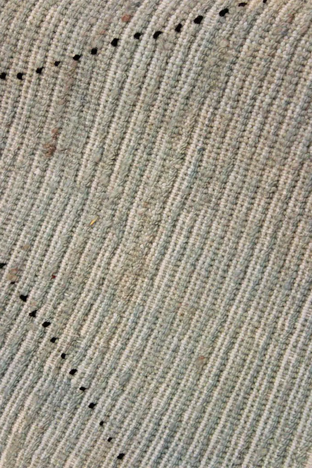 Light Gray Moroccan Shag Wool Rug - Image 4