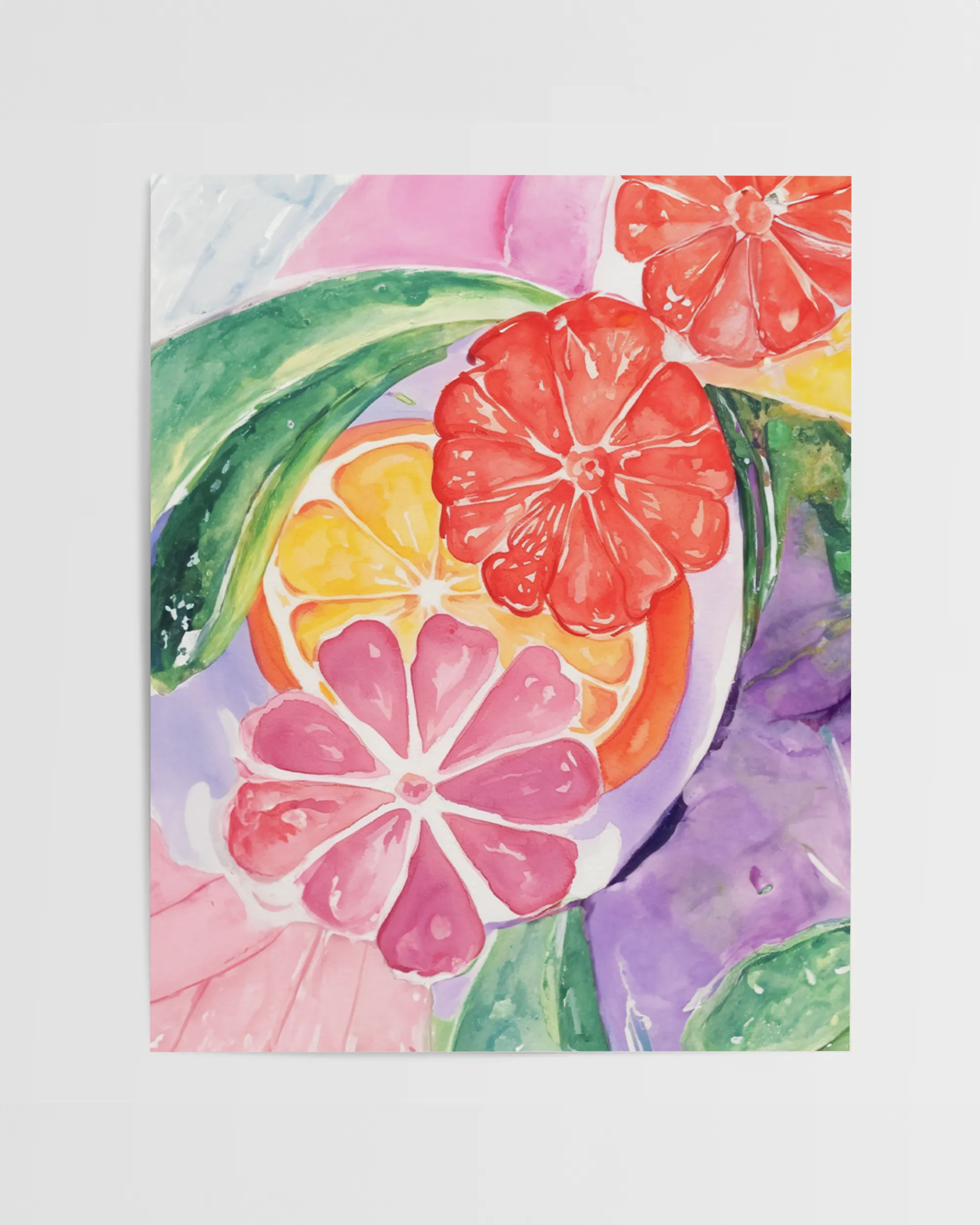 Colorful Garden Watercolor Art Print - Image 4