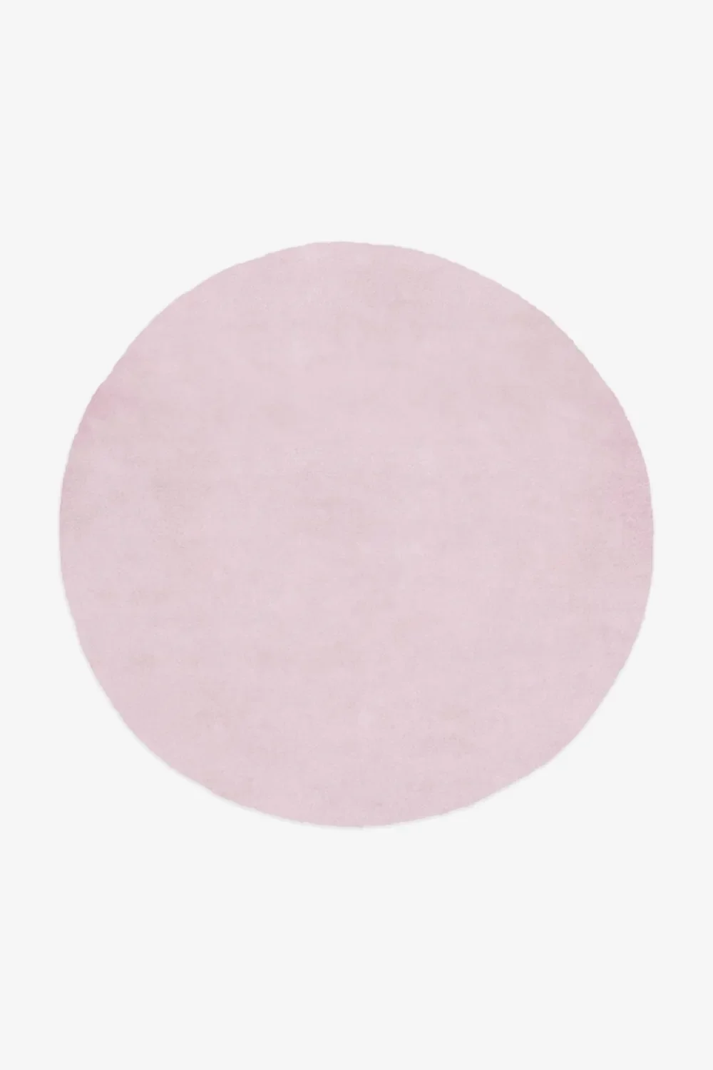 Solid Color Round Hand-Tufted New Zealand Wool Rug - Image 9