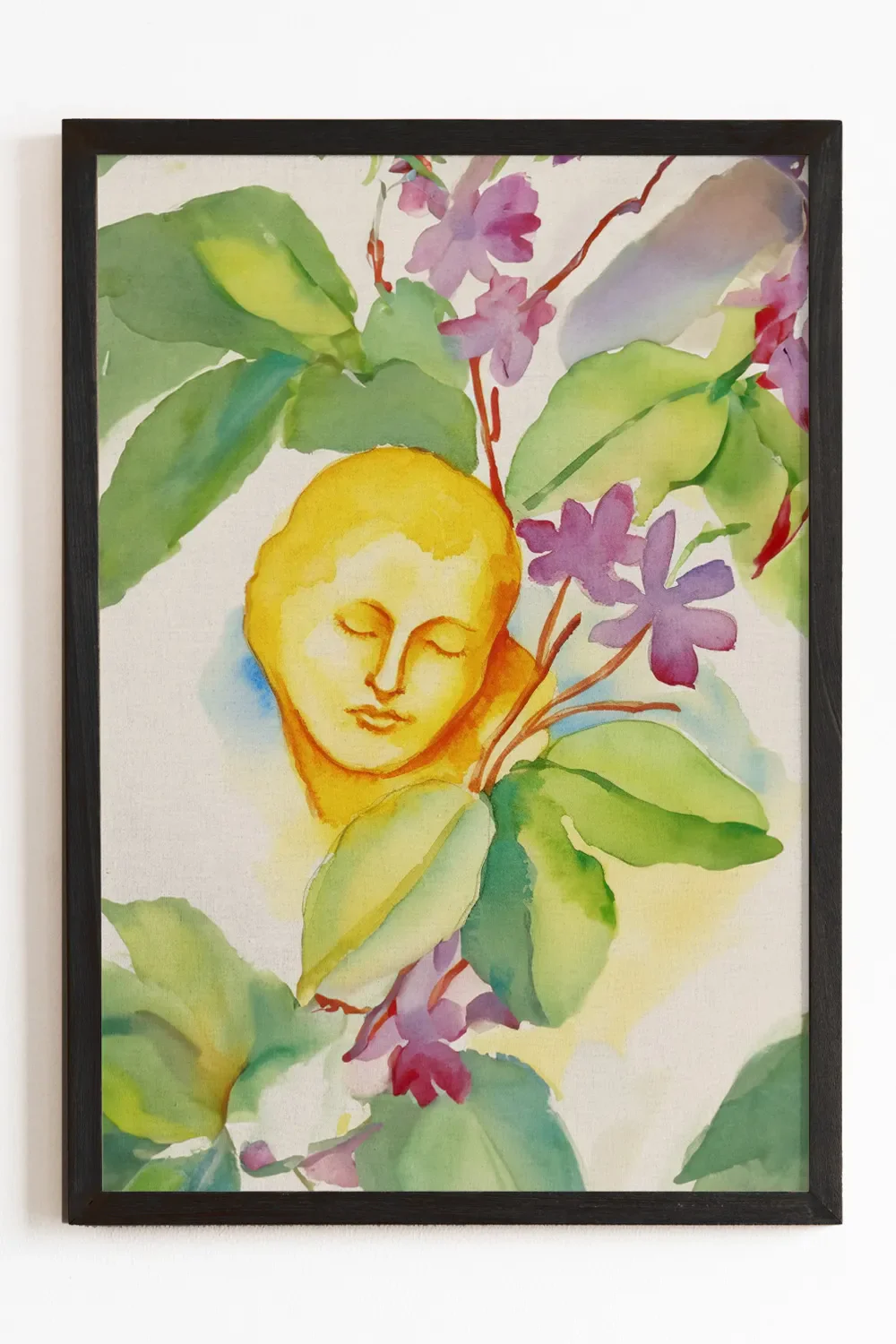 Mango Glow Radiant Watercolor Art Print