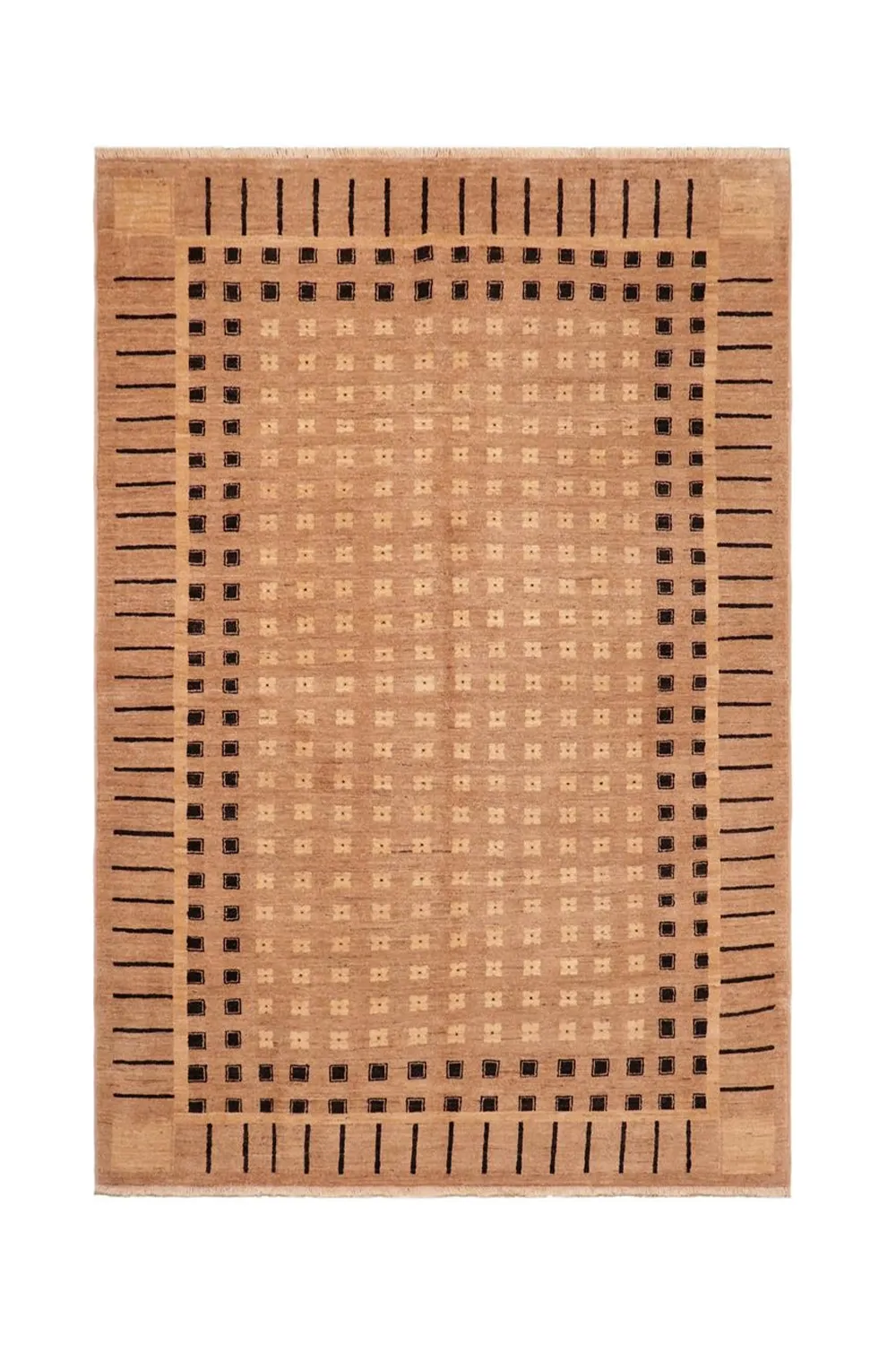 Desert Matrix Hand-Knotted Wool Rug - Image 9