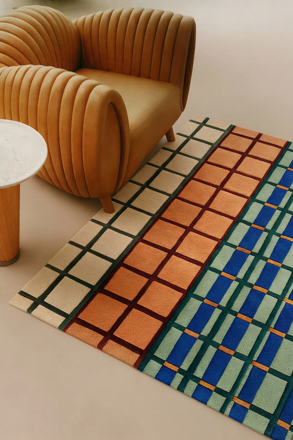 Kinetics I Hand-Tufted Wool Rug - Image 2