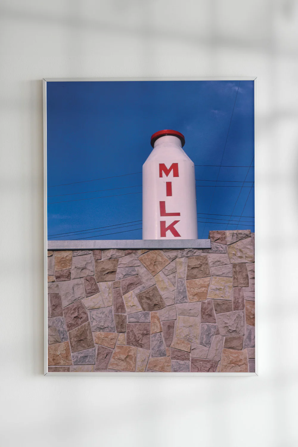 Milk Bottle Roadside Attraction Art Print - Image 3