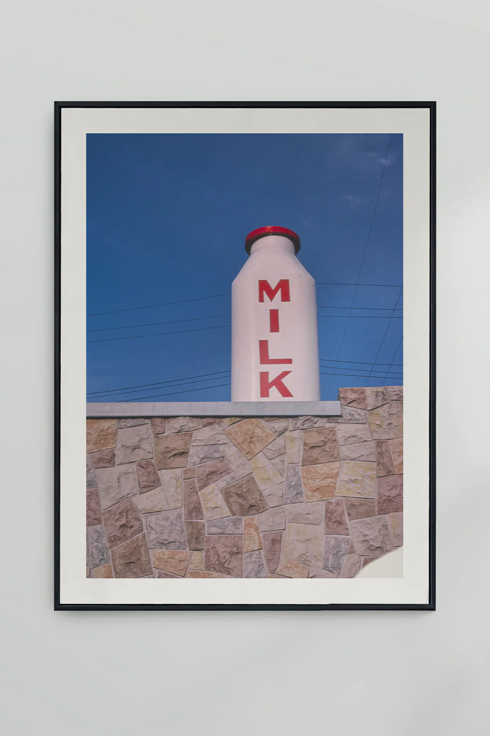 Milk Bottle Roadside Attraction Art Print - Image 4