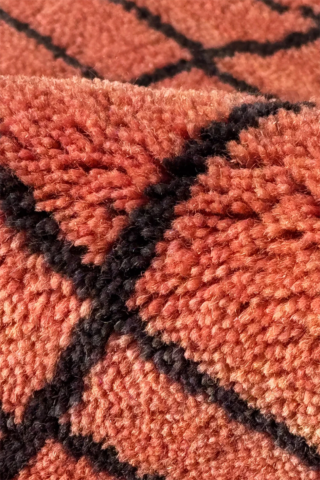 Gridline Hand-Knotted Wool Runner Rug - Image 8