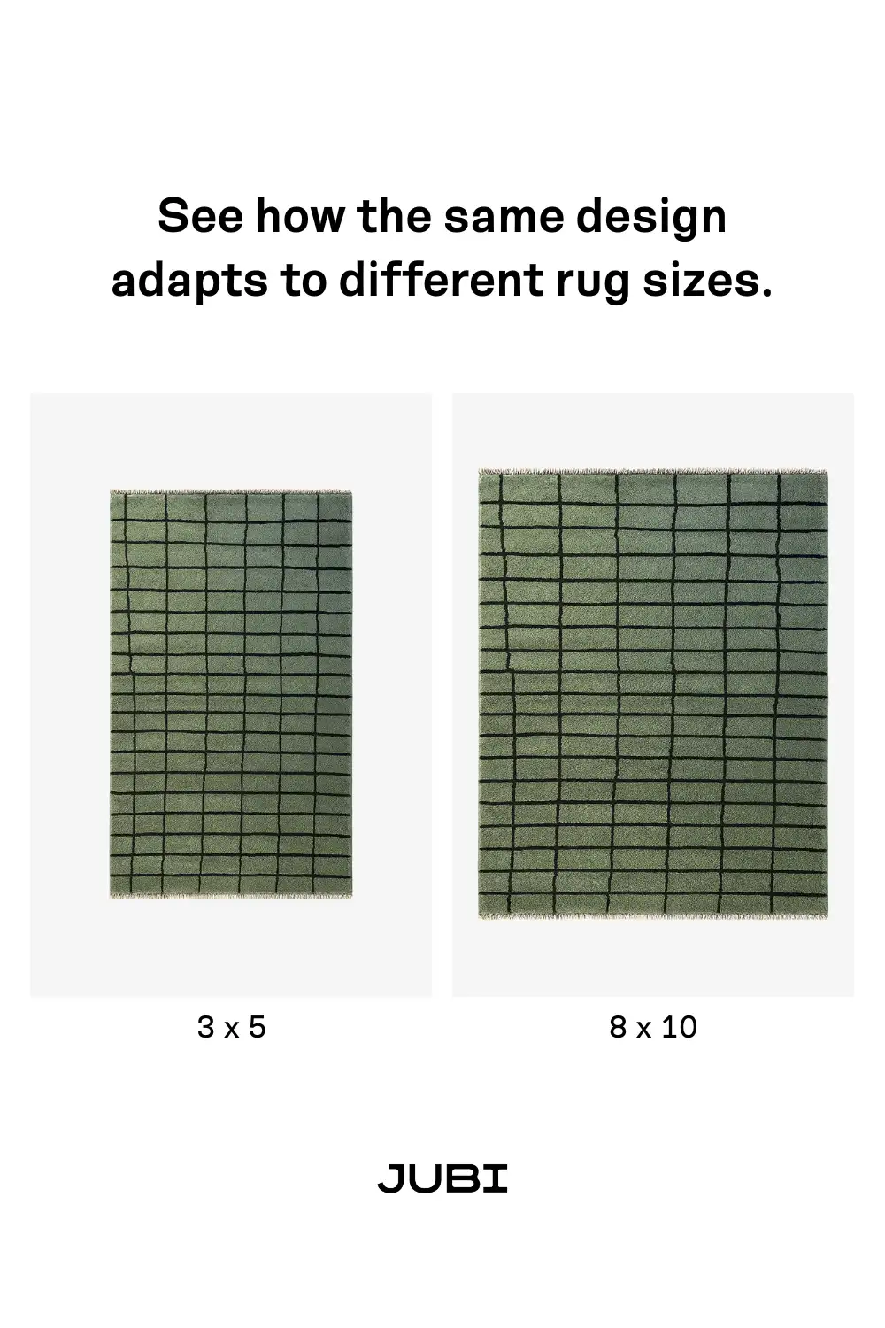 Gridline Hand-Knotted Wool Rug - Image 5