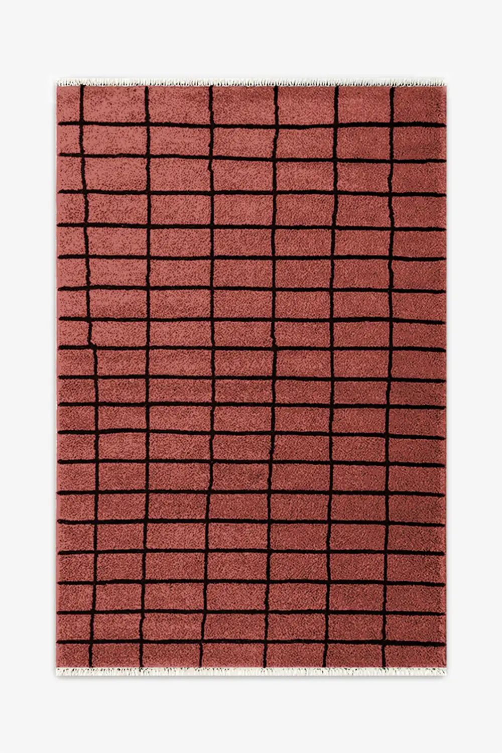 Gridline Hand-Knotted Wool Rug - Image 9