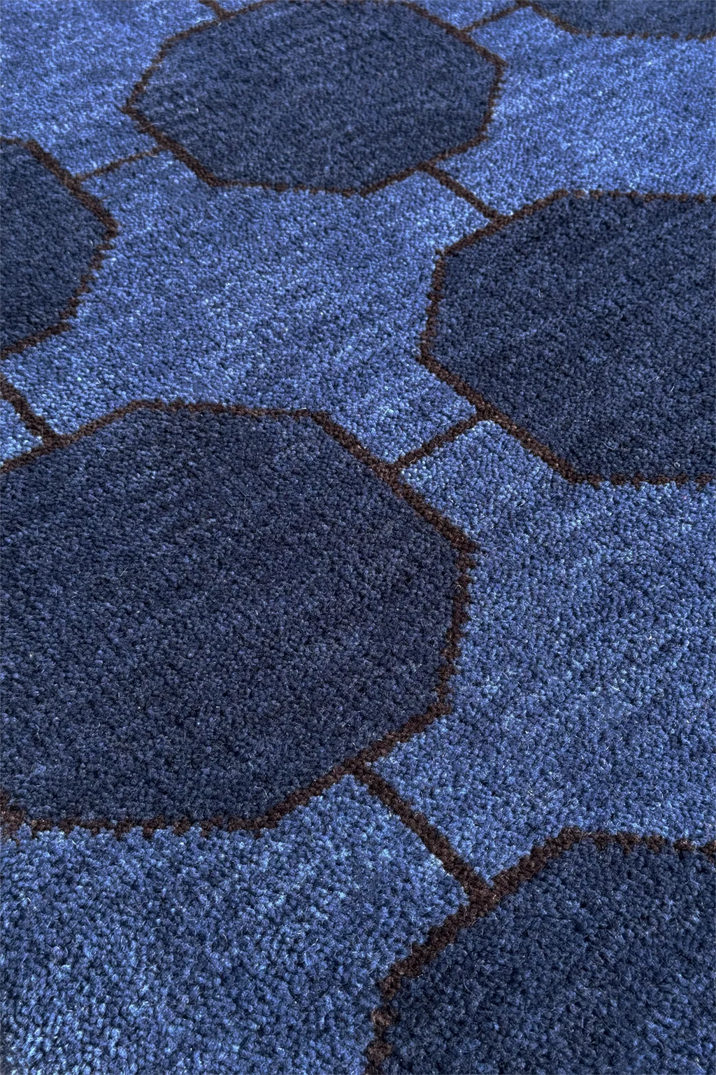 Octagon Link Hand-Knotted Wool Rug - Image 14