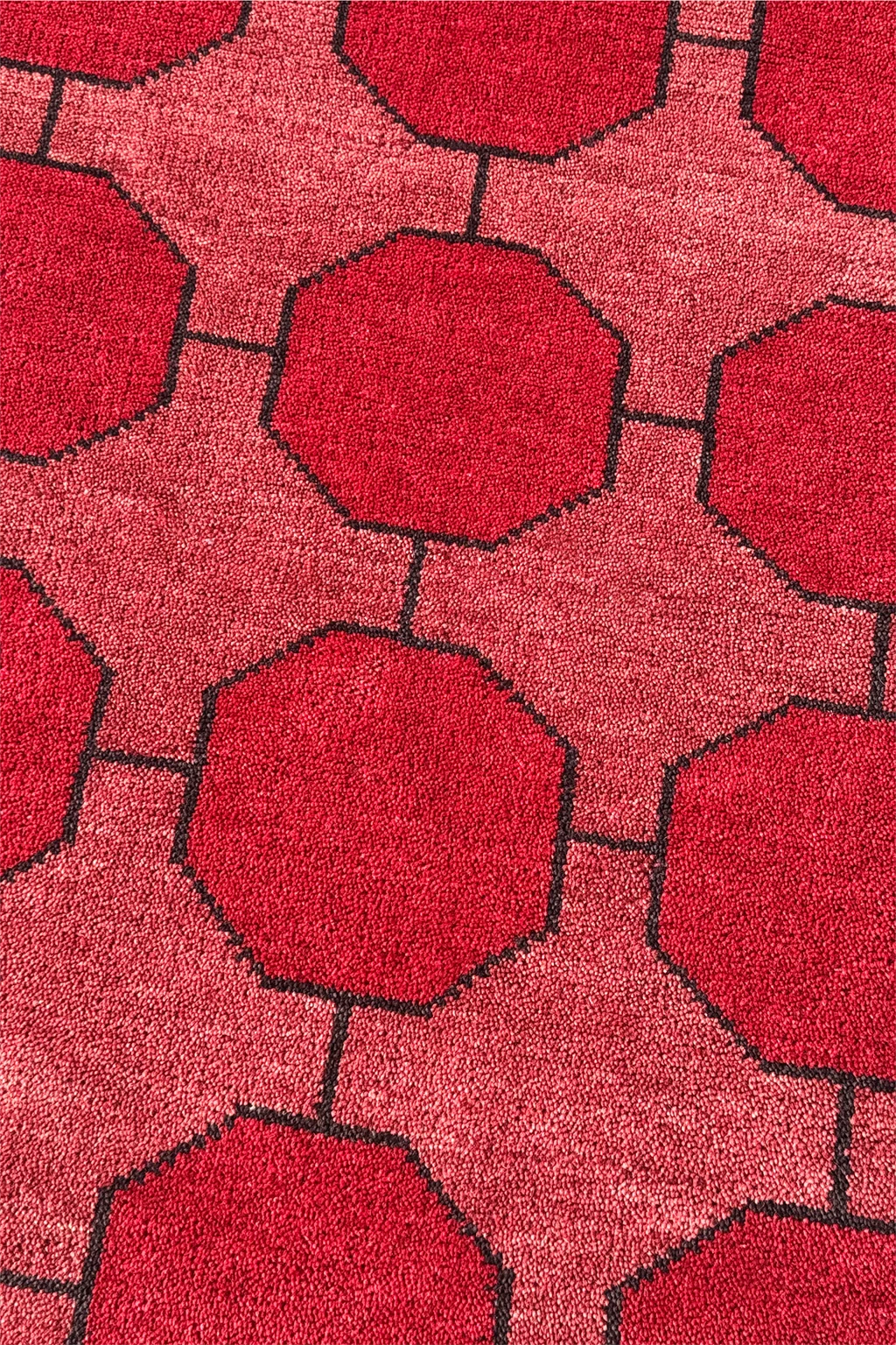 Octagon Link Hand-Knotted Wool Rug - Image 22