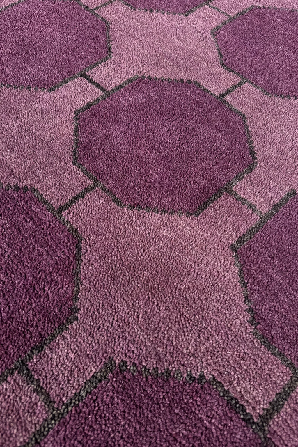 Octagon Link Hand-Knotted Wool Rug - Image 28