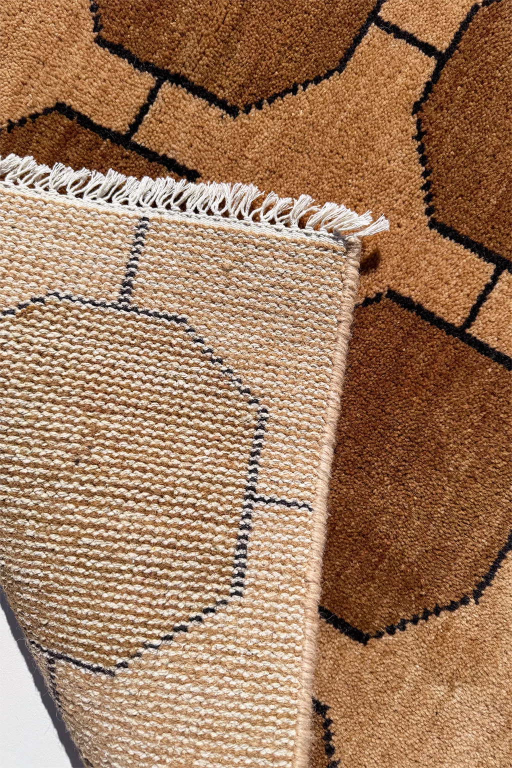 Octagon Link Hand-Knotted Wool Rug - Image 38